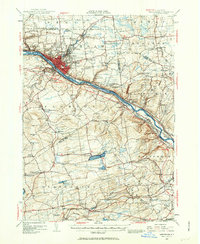 preview thumbnail of historical topo map of Amsterdam, NY in 1947