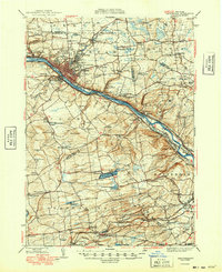 preview thumbnail of historical topo map of Amsterdam, NY in 1949