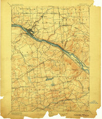 1895 Map of Amsterdam, 1903 Print