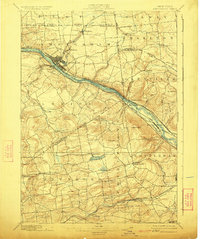 1895 Map of Amsterdam, 1924 Print