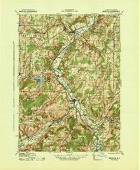 preview thumbnail of historical topo map of Allegany County, NY in 1941