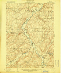 preview thumbnail of historical topo map of Allegany County, NY in 1906