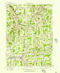 Download a high-resolution, GPS-compatible USGS topo map for Arcade, NY (1957 edition)
