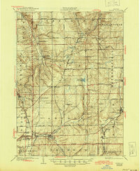 Download a high-resolution, GPS-compatible USGS topo map for Arcade, NY (1945 edition)
