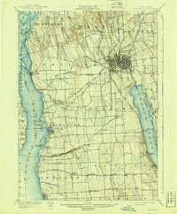 1902 Map of Auburn, 1939 Print