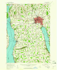 Download a high-resolution, GPS-compatible USGS topo map for Auburn, NY (1961 edition)