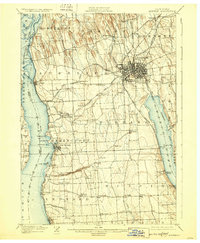1902 Map of Auburn, 1929 Print