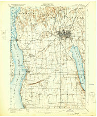1902 Map of Auburn, 1932 Print