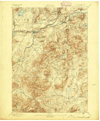 1895 Map of Ausable