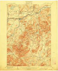 Download a high-resolution, GPS-compatible USGS topo map for Ausable, NY (1909 edition)