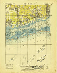 preview thumbnail of historical topo map of Suffolk County, NY in 1919