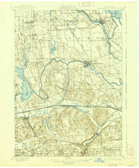 1900 Map of Baldwinsville, NY, 1938 Print