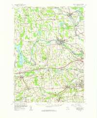 preview thumbnail of historical topo map of Baldwinsville, NY in 1957