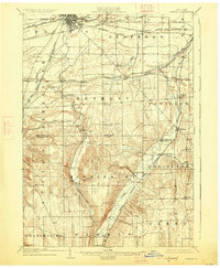 1904 Map of Batavia, 1927 Print