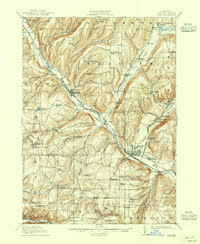 Download a high-resolution, GPS-compatible USGS topo map for Bath, NY (1944 edition)
