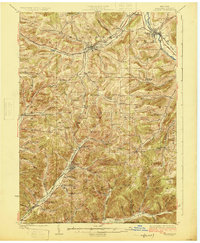 1925 Map of Belmont