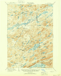 Download a high-resolution, GPS-compatible USGS topo map for Big Moose, NY (1951 edition)