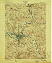 1904 Map of Binghamton, 1918 Print