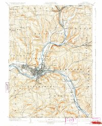 1904 Map of Binghamton, 1931 Print