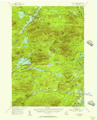 Download a high-resolution, GPS-compatible USGS topo map for Blue Mountain, NY (1957 edition)