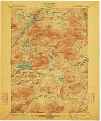 Download a high-resolution, GPS-compatible USGS topo map for Blue Mountain, NY (1912 edition)