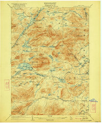 Download a high-resolution, GPS-compatible USGS topo map for Blue Mountain, NY (1922 edition)