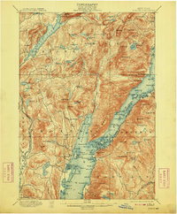 Download a high-resolution, GPS-compatible USGS topo map for Bolton, NY (1909 edition)