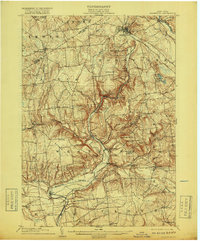 1904 Map of Lewis County, NY, 1918 Print