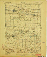1899 Map of Brockport, 1903 Print
