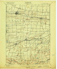 1899 Map of Brockport, 1917 Print