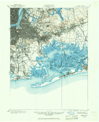 1897 Map of Brooklyn, 1966 Print