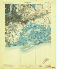 1900 Map of Brooklyn, 1905 Print