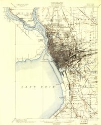 1901 Map of Buffalo, 1913 Print
