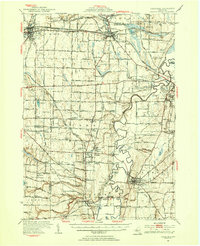 preview thumbnail of historical topo map of Livingston County, NY in 1951