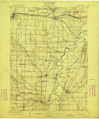 1904 Map of Caledonia, 1909 Print