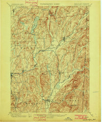 preview thumbnail of historical topo map of Washington County, NY in 1901