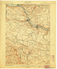 1902 Map of Canajoharie, 1905 Print