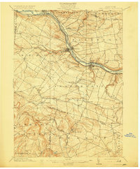 1902 Map of Ames, NY, 1915 Print