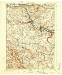 1902 Map of Ames, NY, 1933 Print