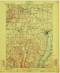Download a high-resolution, GPS-compatible USGS topo map for Canandaigua, NY (1911 edition)