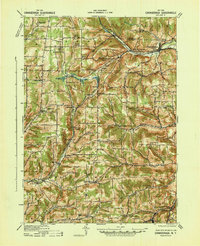 Download a high-resolution, GPS-compatible USGS topo map for Canaseraga, NY (1940 edition)