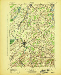 preview thumbnail of historical topo map of St. Lawrence County, NY in 1944