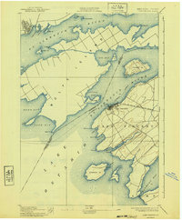 Download a high-resolution, GPS-compatible USGS topo map for Cape Vincent, NY (1940 edition)