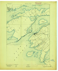 Download a high-resolution, GPS-compatible USGS topo map for Cape Vincent, NY (1895 edition)