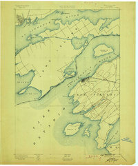 Download a high-resolution, GPS-compatible USGS topo map for Cape Vincent, NY (1899 edition)