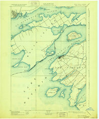 1895 Map of Jefferson County, NY, 1928 Print