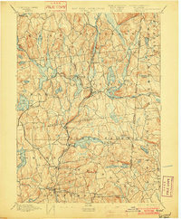 1894 Map of Carmel, 1902 Print