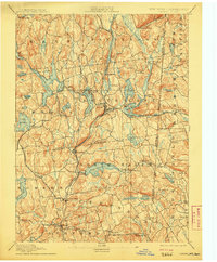 1894 Map of Carmel, 1909 Print