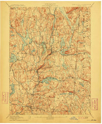 1894 Map of Carmel, 1911 Print