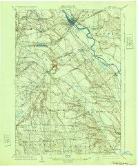 1904 Map of Carthage, NY, 1932 Print
